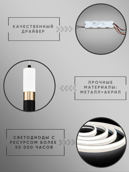 Потолочный светильник Aitin-Pro W090/1 6Вт