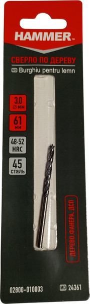 Сверло Hammer 02800-010003 - фото