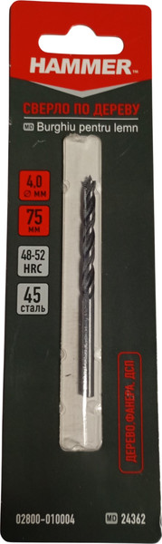 Сверло Hammer 02800-010004 - фото