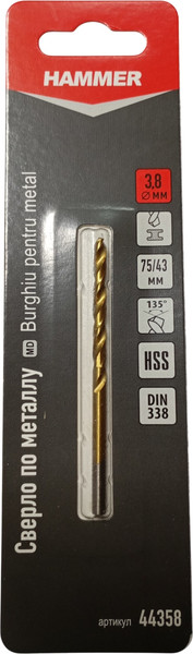 Сверло Hammer 44358 - фото