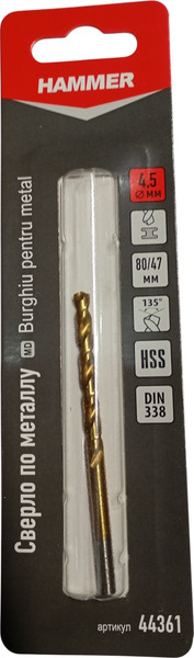 Сверло Hammer 44361 - фото
