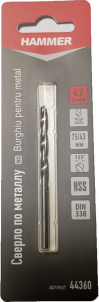 Сверло Hammer 44360 - фото