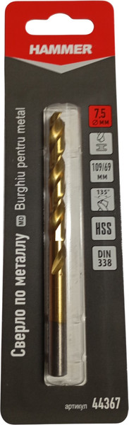 Сверло Hammer 44367 - фото