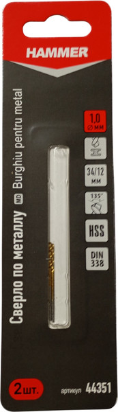 Набор сверл Hammer 44351 - фото