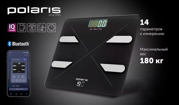 Напольные весы электронные Polaris IQ Home PWS 1898