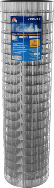 Сетка сварная Kronex 50x50x1.4 / STK-0429/РБ - фото