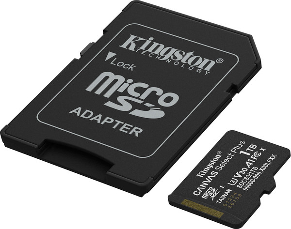 Карта памяти Kingston Canvas Select Plus MicroSDXC 1024GB SDCS3/1TB