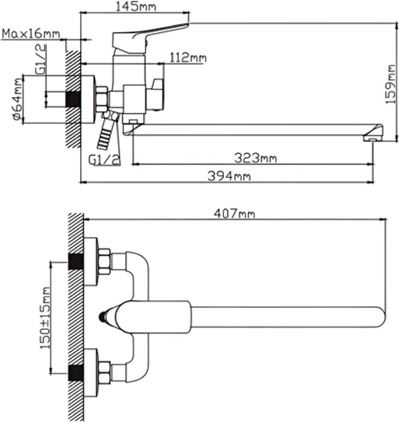Смеситель Diadonna D168-22