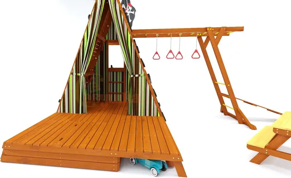 Игровой комплекс Савушка База-05 со столиком / ДСБ-5С