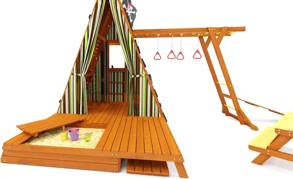 Игровой комплекс Савушка База-05 со столиком / ДСБ-5С