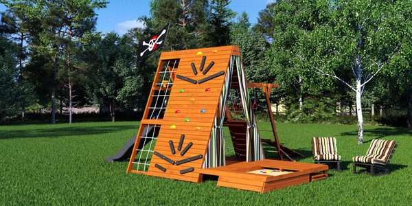 Игровой комплекс Савушка База-05 с креслами / ДСБ-5К - фото