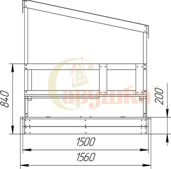 Игровой комплекс Савушка Песочный дворик Савушка-2 / ПДС-02