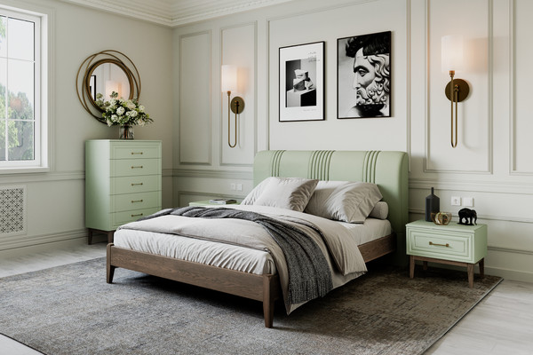 Двуспальная кровать Bravo Мебель Джали Линия 160х200