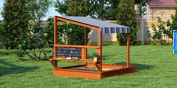 Игровой комплекс Савушка Песочный дворик Савушка-1 / ПДС-01 - фото