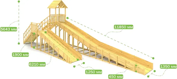 Горка Савушка Савушка Зима Wood-9/2 / СЗВ-09/2