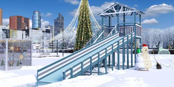 Горка Савушка Савушка Зима-8/1 / СЗ-08/1-ИНД