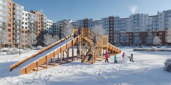 Горка Савушка Савушка Зима-7/1 / СЗ-07/1 - фото