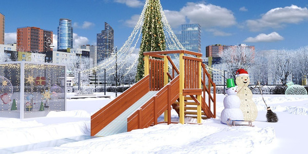 Горка Савушка Зима-1 / СЗ-01