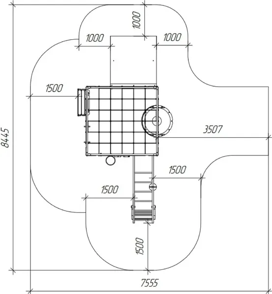Игровой комплекс Савушка Куб–4 / С-КУБ-04-МХГ