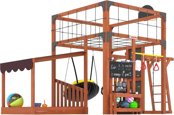 Игровой комплекс Савушка Куб–4 / С-КУБ-04-МХГ