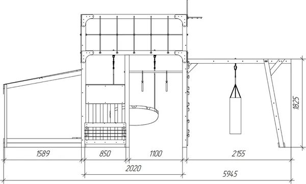 Игровой комплекс Савушка Куб–4 / С-КУБ-04-МХГ