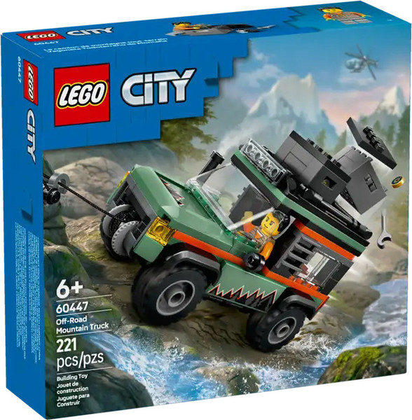 Конструктор Lego City Горный внедорожник 4x4 60447 - фото