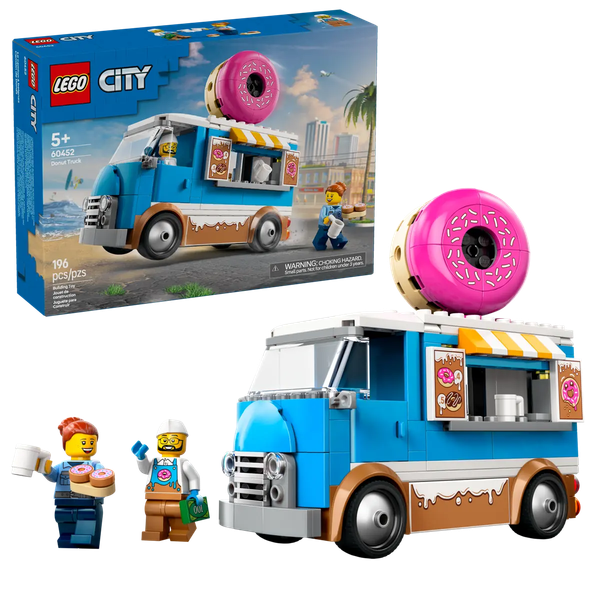 Конструктор Lego City Грузовик с пончиками 60452