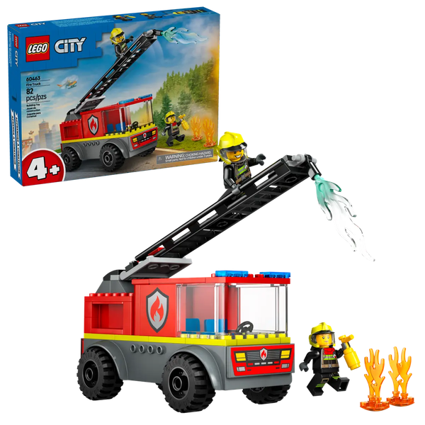 Конструктор Lego City Пожарная машина с лестницей 60463