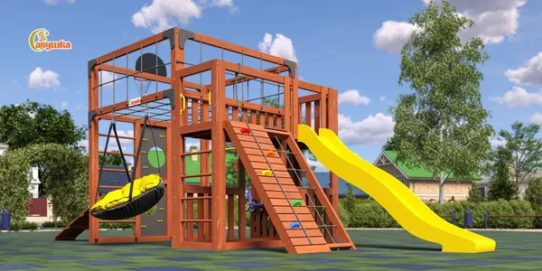 Игровой комплекс Савушка Куб–3 / С-КУБ-03-МХГ - фото