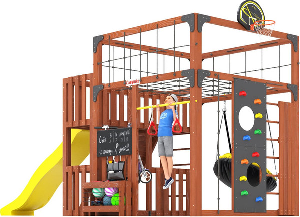 Игровой комплекс Савушка Куб–3 / С-КУБ-03-МХГ