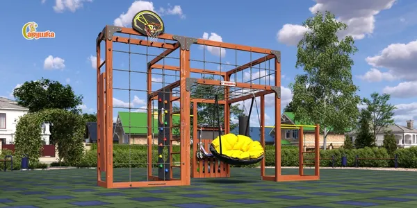 Игровой комплекс Савушка Куб–2 / С-КУБ-02-МХГ - фото