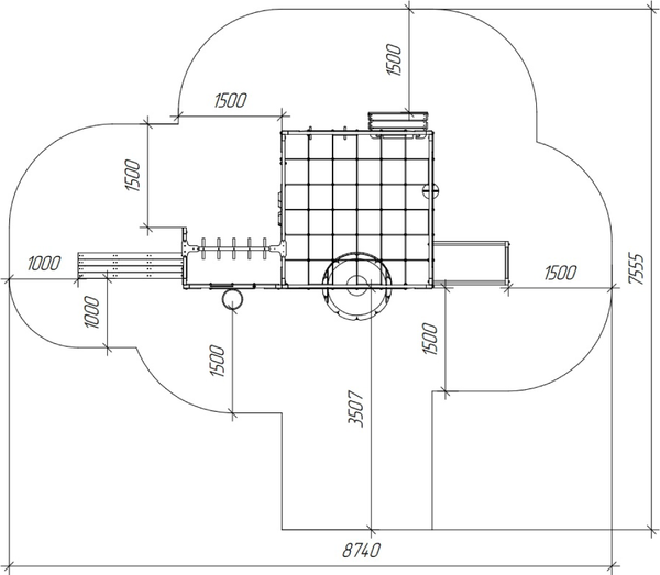 Игровой комплекс Савушка Куб–2 / С-КУБ-02-МХГ