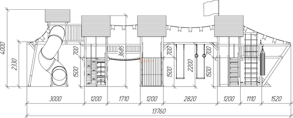Игровой комплекс Савушка 9 / С-09(В)
