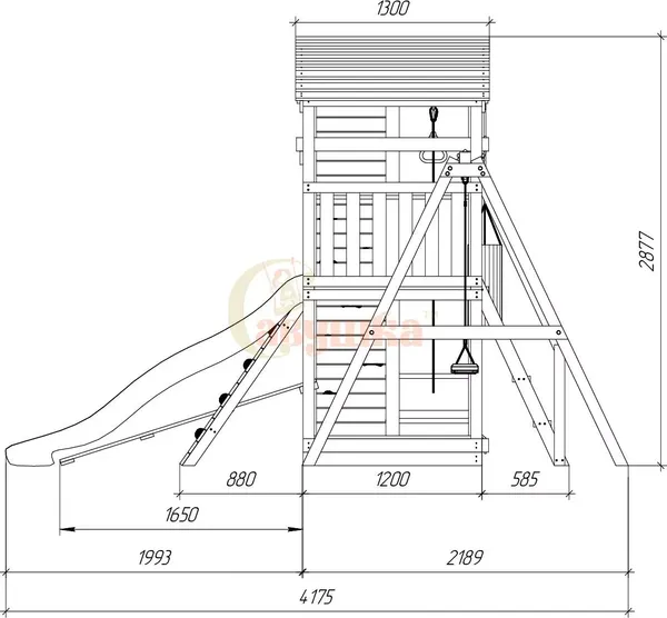 Игровой комплекс Савушка Мастер-5 Семейная / С-05М-С