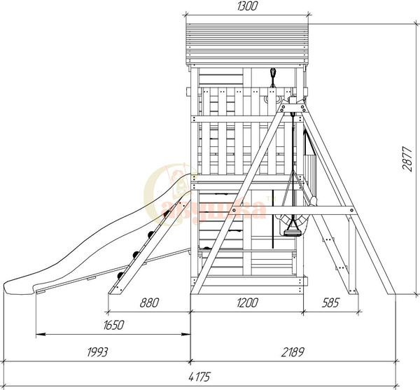Игровой комплекс Савушка Мастер-3 Семейная / С-03М-С