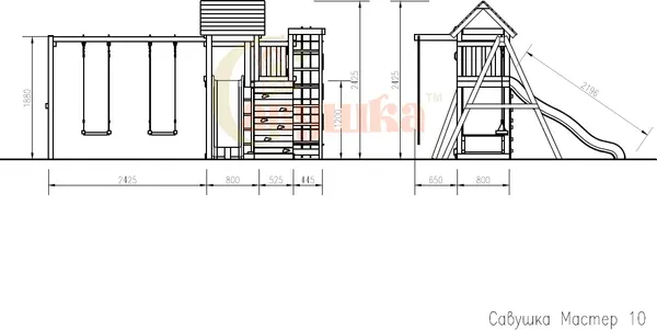 Игровой комплекс Савушка Мастер-10 / СМ-10М