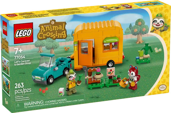 Конструктор Lego Animal Crossing Садовый магазин на колесах Лейфа 77054 - фото