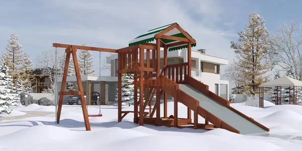 Игровой комплекс Савушка Мастер-1 4 сезона / СМ-01М(4С)