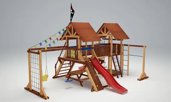 Игровой комплекс Савушка Люкс-9 / СЛ-09 - фото