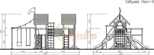 Игровой комплекс Савушка Люкс-9 / СЛ-09