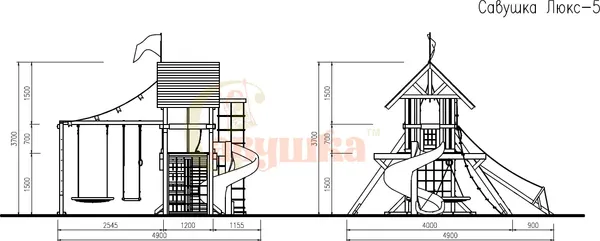 Игровой комплекс Савушка Люкс-5 / СЛ-05