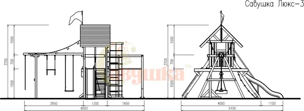 Игровой комплекс Савушка Люкс-3 / СЛ-03