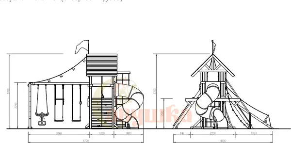 Игровой комплекс Савушка Люкс-13 / СЛ-13