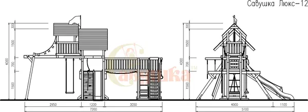 Игровой комплекс Савушка Люкс-12 / СЛ-12