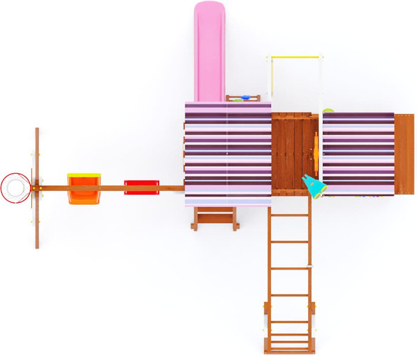 Игровой комплекс Савушка TooSun-9 / CTS-09-РОЗ