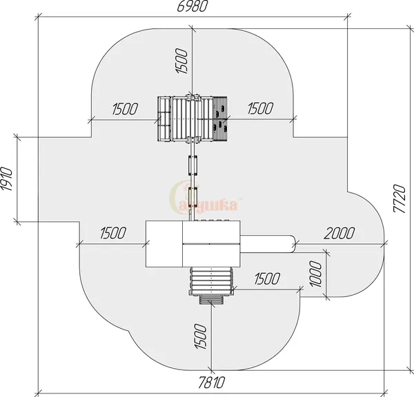Игровой комплекс Савушка TooSun-6 / СTS-06