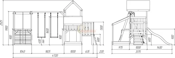 Игровой комплекс Савушка TooSun-6 / СTS-06