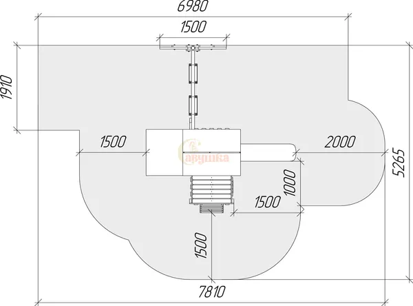 Игровой комплекс Савушка TooSun-5 / СTS-05