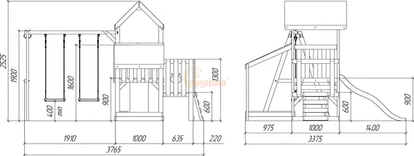 Игровой комплекс Савушка TooSun-5 / СTS-05