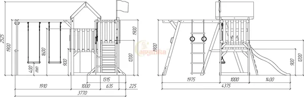 Игровой комплекс Савушка TooSun-4 / СTS-04